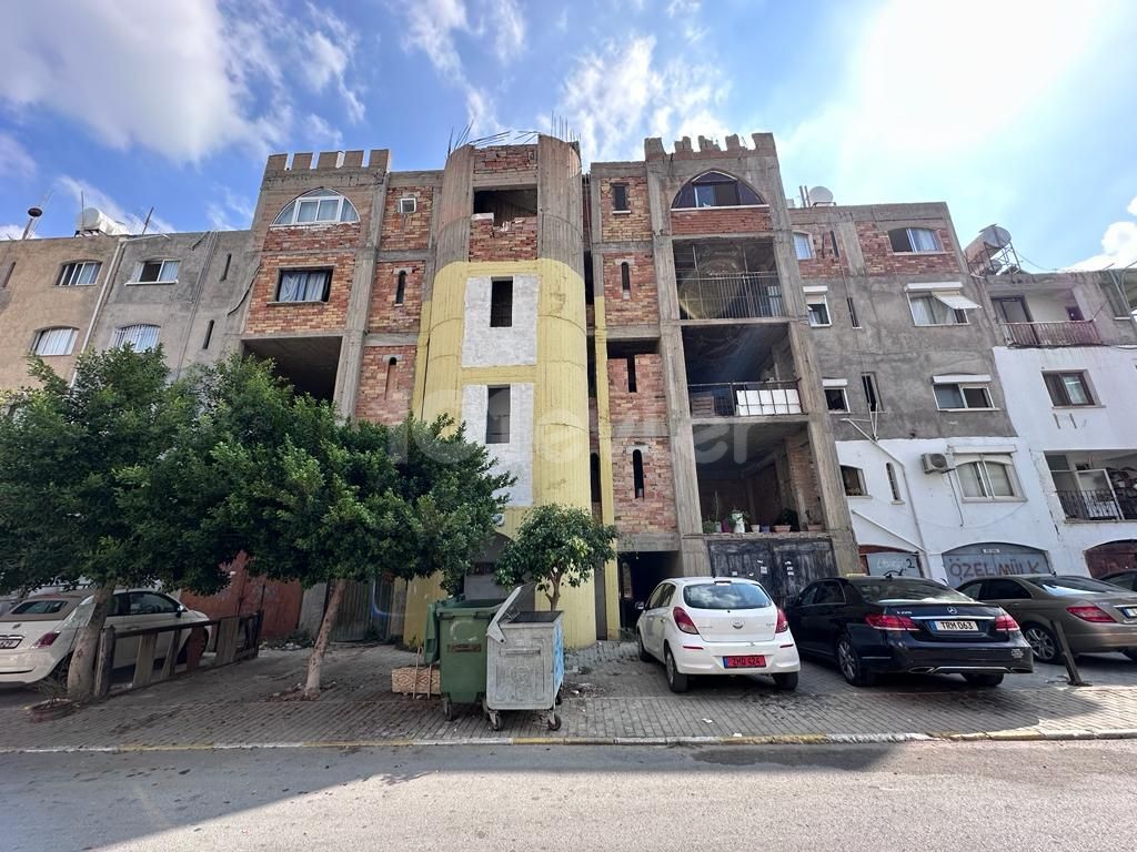 UNCOMPLETED STUDIO FLAT FOR SALE IN KYRENIA NEW PORT