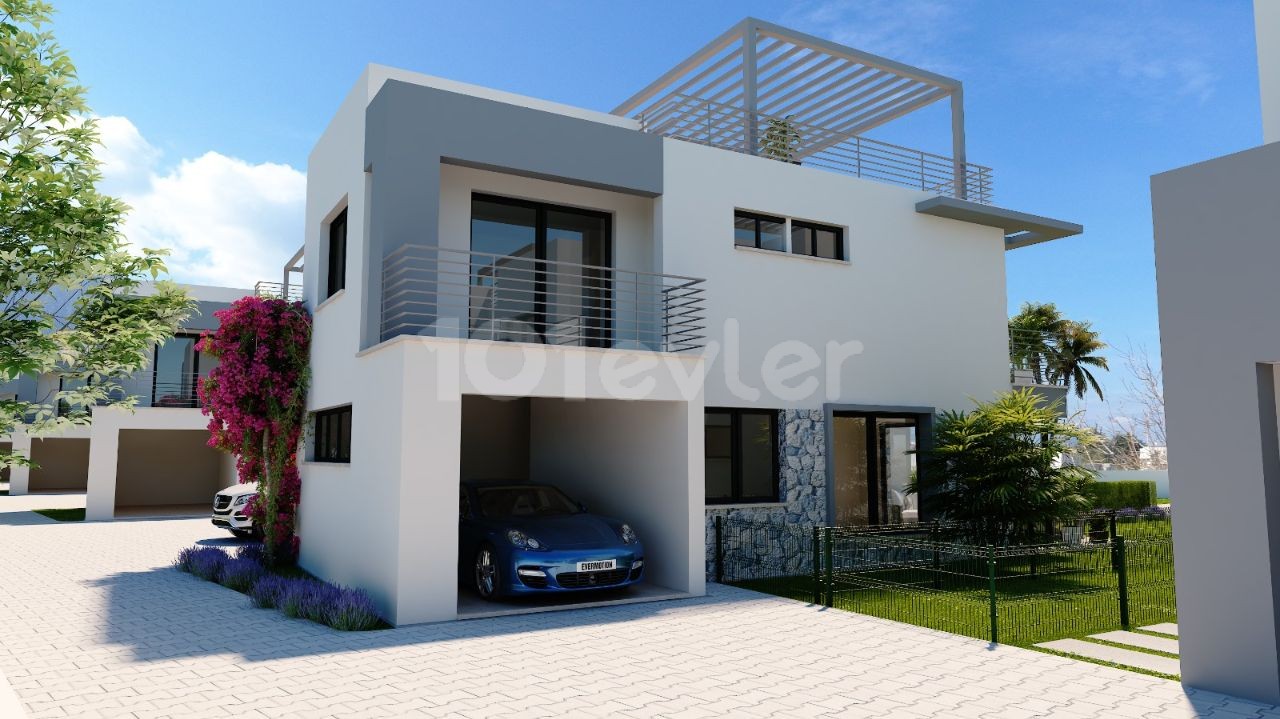 Villas from 3 +1 Projects for Sale in Kyrenia Karaoglanoglu ** 