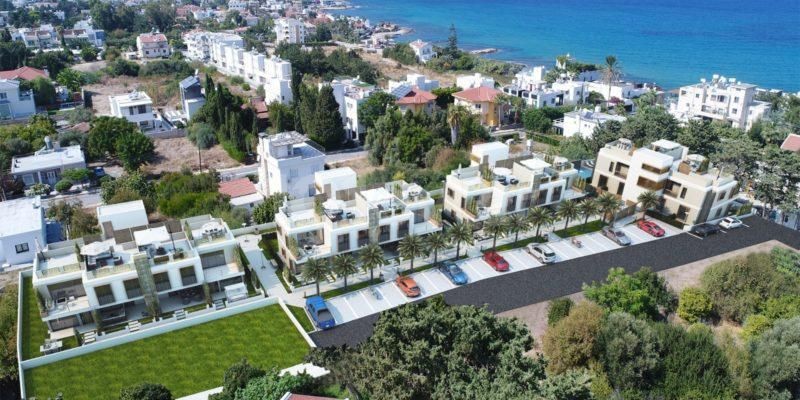 1+1 Wohnungen Zum Verkauf In Gehweite Zum Meer In Kyrenia Karaoglanoglu ** 