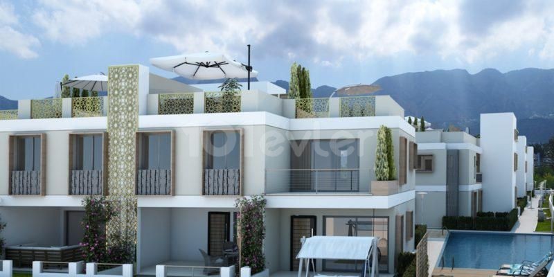 1+1 Wohnungen Zum Verkauf In Gehweite Zum Meer In Kyrenia Karaoglanoglu ** 