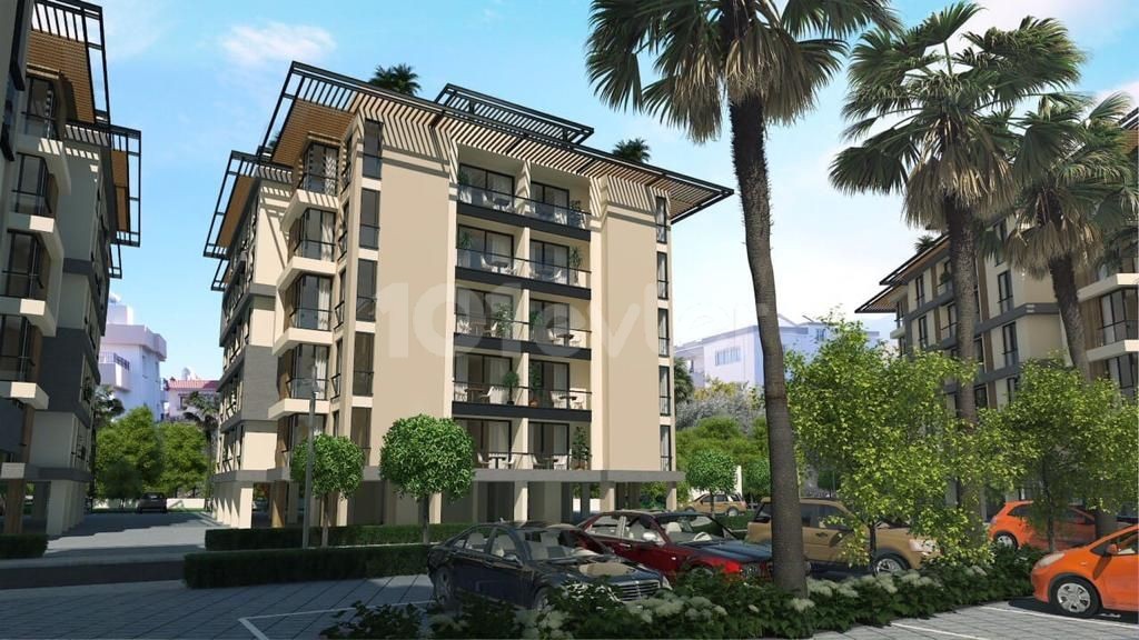 Opportunity flat, flexible payment opportunity, Central Location in Girne Center, 2+1 luxury flat for Sale, Project with Delivery After 3 Months