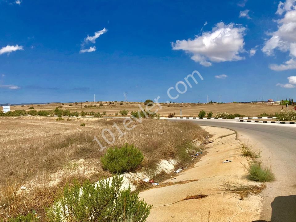 KARPAZ AUTOBAHN ZUM VERKAUF 7 HEKTAR 3 EVLEK TÜRKISCHES GRUNDSTÜCK ** 