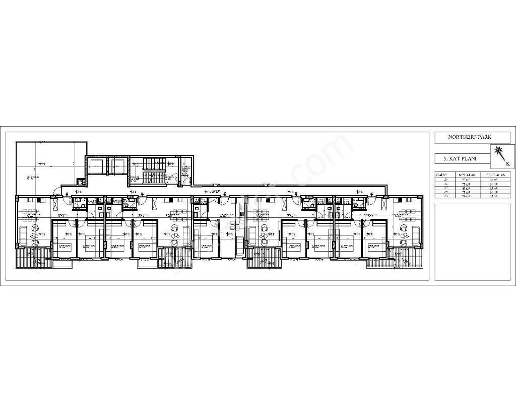 1 + 1 LUXURY APARTMENTS WITH TURKISH COB FOR SALE IN THE CENTER OF FAMAGUSTA ** 