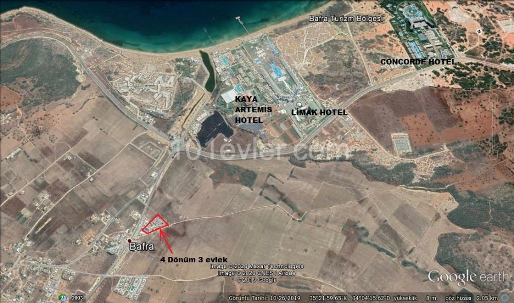 4 ACRES OF 3 HOUSES FOR SALE IN BAFRA ** 