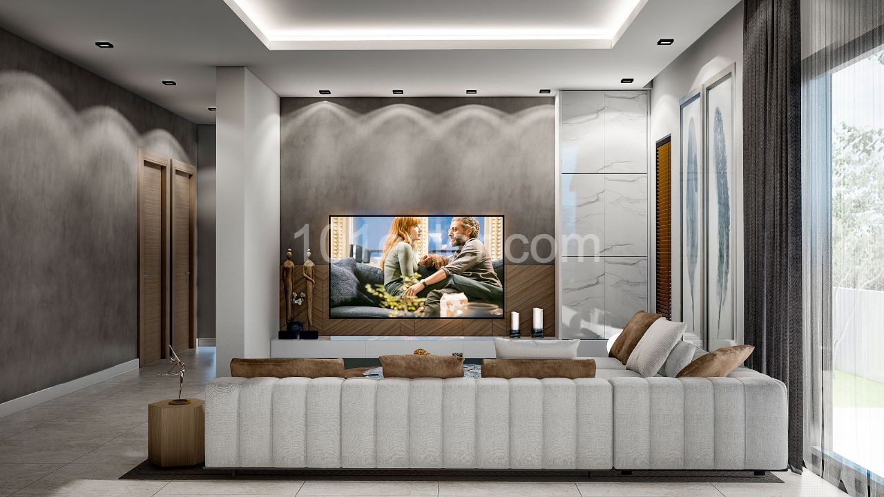 3+1 ZERO LUXURIOUS SINGLE STOREY VILLAS FOR SALE IN YENİBOĞAZİÇİ ** 