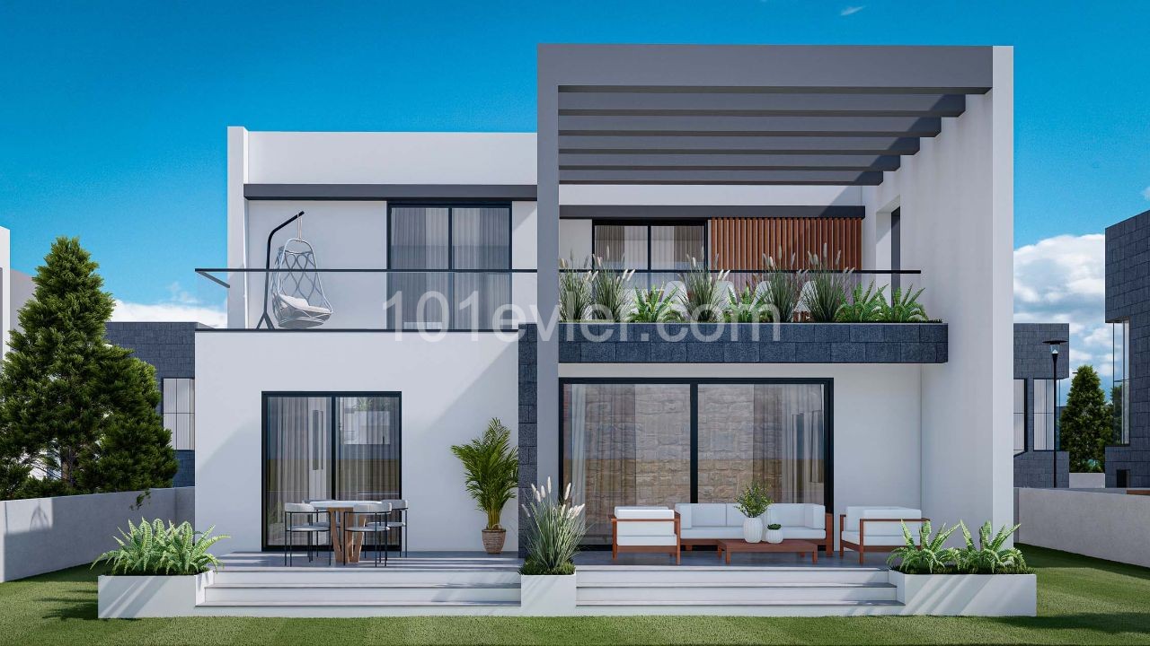 3+1 ZERO LUXURIOUS DUPLEX VILLAS FOR SALE IN YENİBOĞAZİÇİ ** 