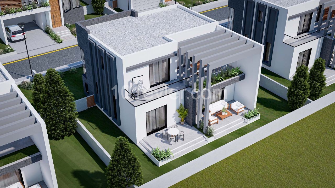 3+1 ZERO LUXURIOUS DUPLEX VILLAS FOR SALE IN YENİBOĞAZİÇİ ** 