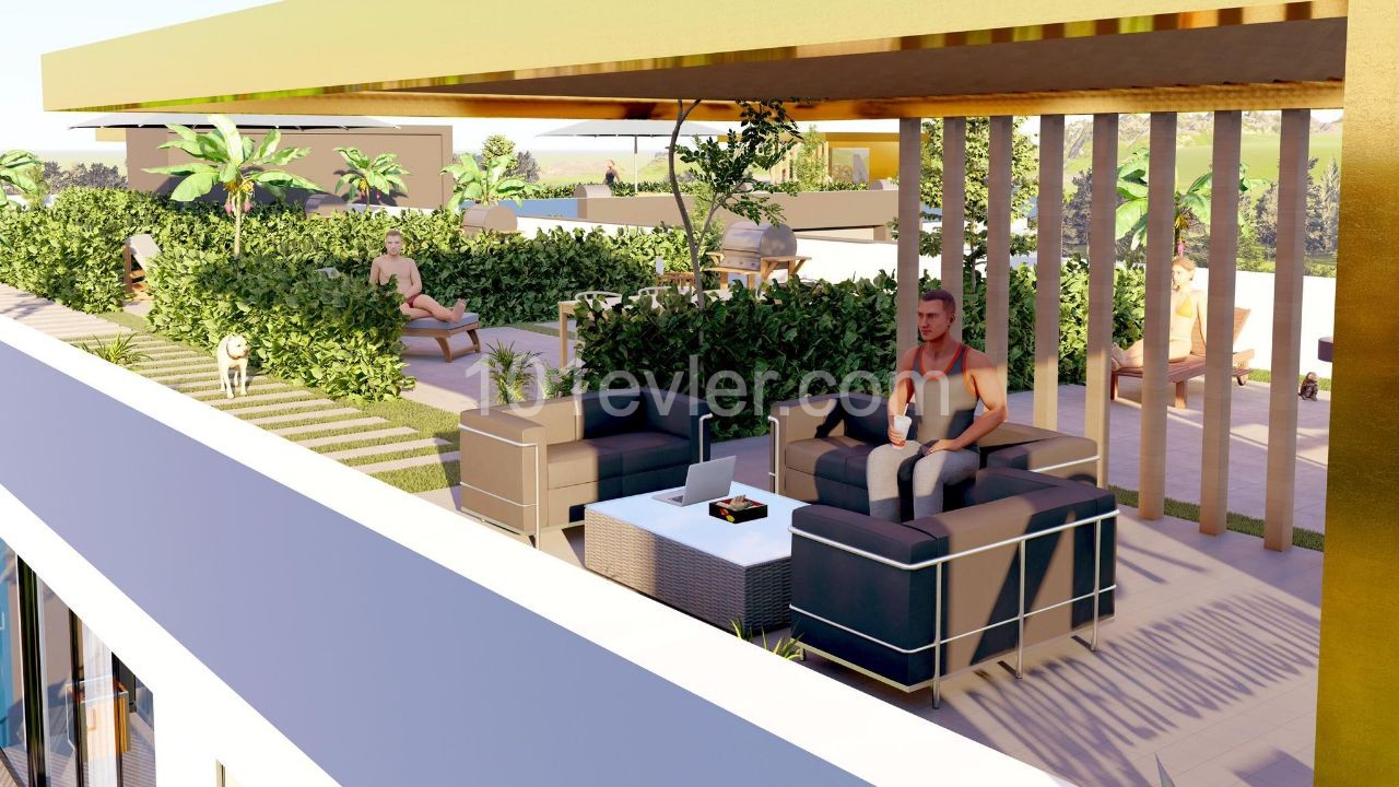 1+1 ZERO LUXURIOUS FLATS FOR SALE IN İSKELE LONGBEACH WITHIN WALKING DISTANCE TO THE SEA ** 