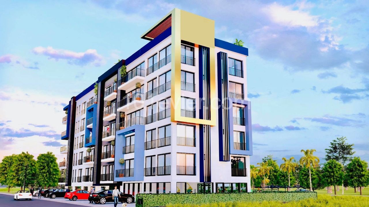 1+1 ZERO LUXURIOUS FLATS FOR SALE IN İSKELE LONGBEACH WITHIN WALKING DISTANCE TO THE SEA ** 