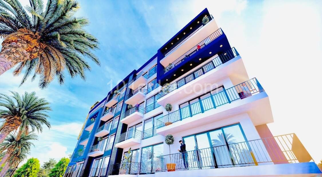 1+1 ZERO LUXURIOUS FLATS FOR SALE IN İSKELE LONGBEACH WITHIN WALKING DISTANCE TO THE SEA ** 