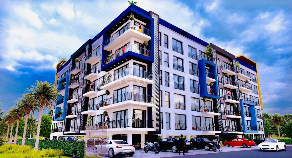 1+1 ZERO LUXURIOUS FLATS FOR SALE IN İSKELE LONGBEACH WITHIN WALKING DISTANCE TO THE SEA ** 