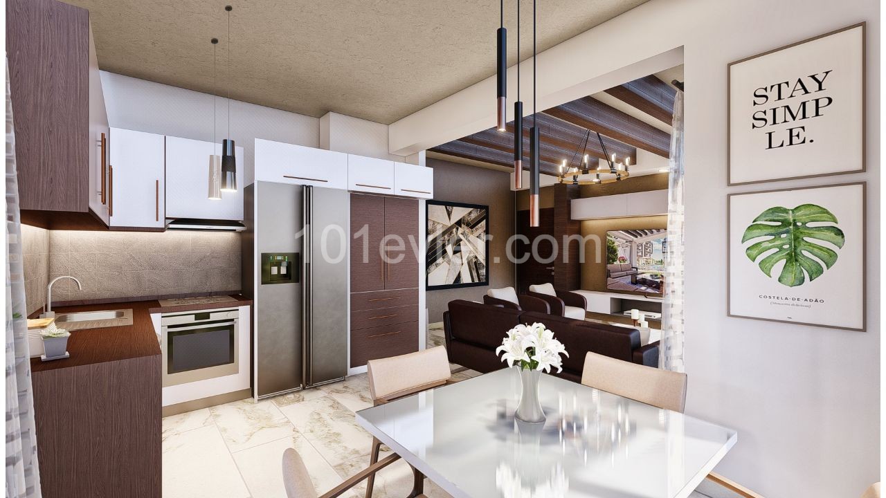 1+1 ZERO LUXURIOUS FLAT FOR SALE IN ISKELE BAHÇELER ** 