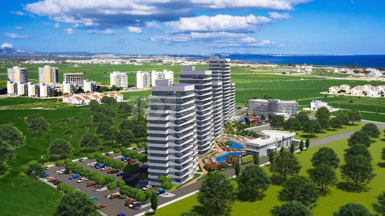 ZERO LUXURIOUS FLATS FOR SALE IN İSKELE LONG BEACH ** 