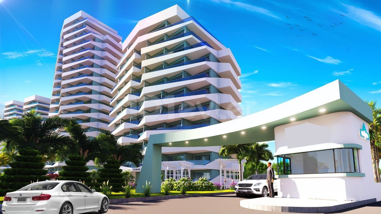 ZERO LUXURIOUS FLATS FOR SALE IN İSKELE LONG BEACH ** 