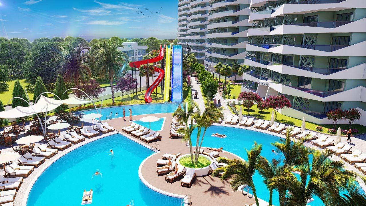 ZERO LUXURIOUS FLATS FOR SALE IN İSKELE LONG BEACH ** 