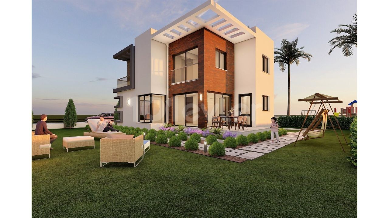 3+1 ZERO LUXURIOUS VILLAS FOR SALE IN İSKELE BAHÇELER ** 