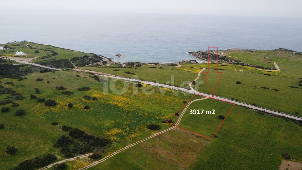 3917 m2 FIELD FOR SALE IN KAPLICA, ON THE MAIN ROAD, 300 METERS FROM THE SEA