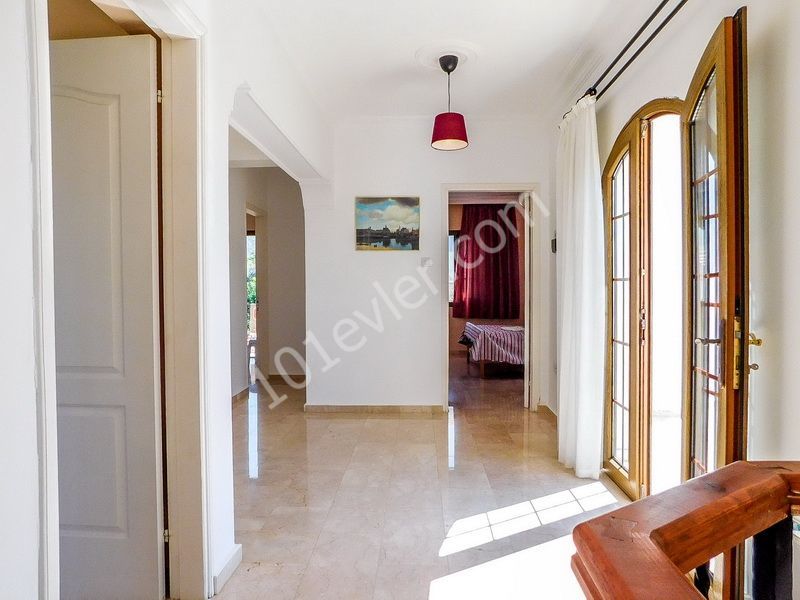 3-bedroom villa with swimming pool + Landscaped garden + mountain and sea views for sale in Alsancak Kocan is named after its owner. K.D.V Has Been Paid ** 