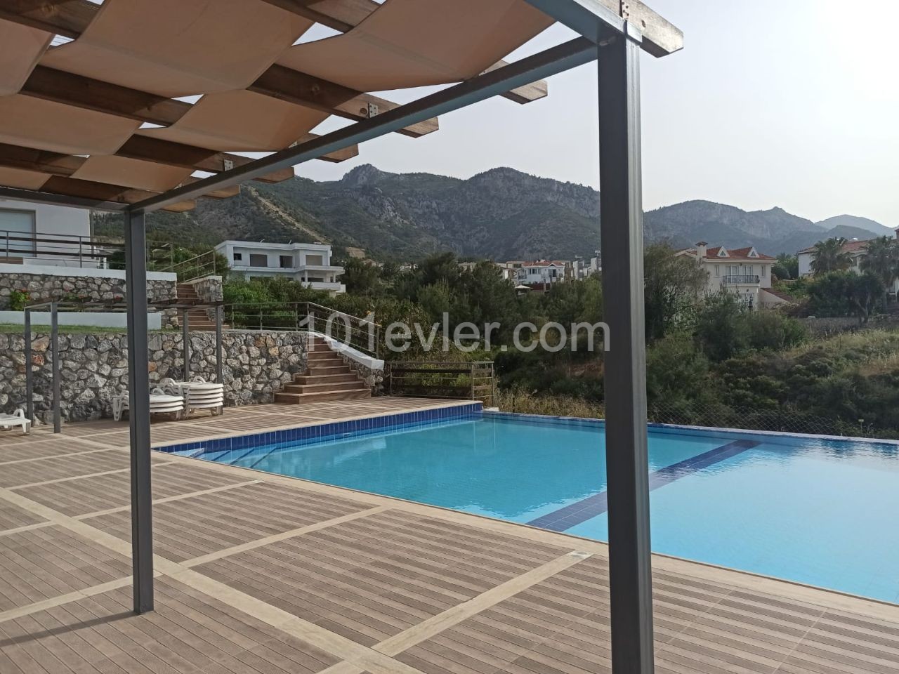 3 + 1 Town House with Roof Terrace Jacuzzi, Shared Pool + Fitness Centre & Tennis Courts in Catalkoy