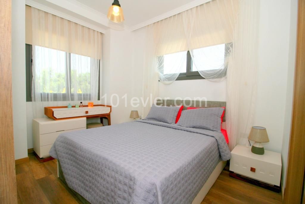 Newly Constructed 2 + 1 Penthouse with large roof terrace and shared pool in the heart of Ozankoy