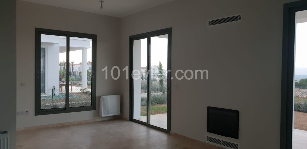 Brand new UNFURNISHED (with white goods, air condition, and central heating) 4 + 1 Villa with Shared Pool