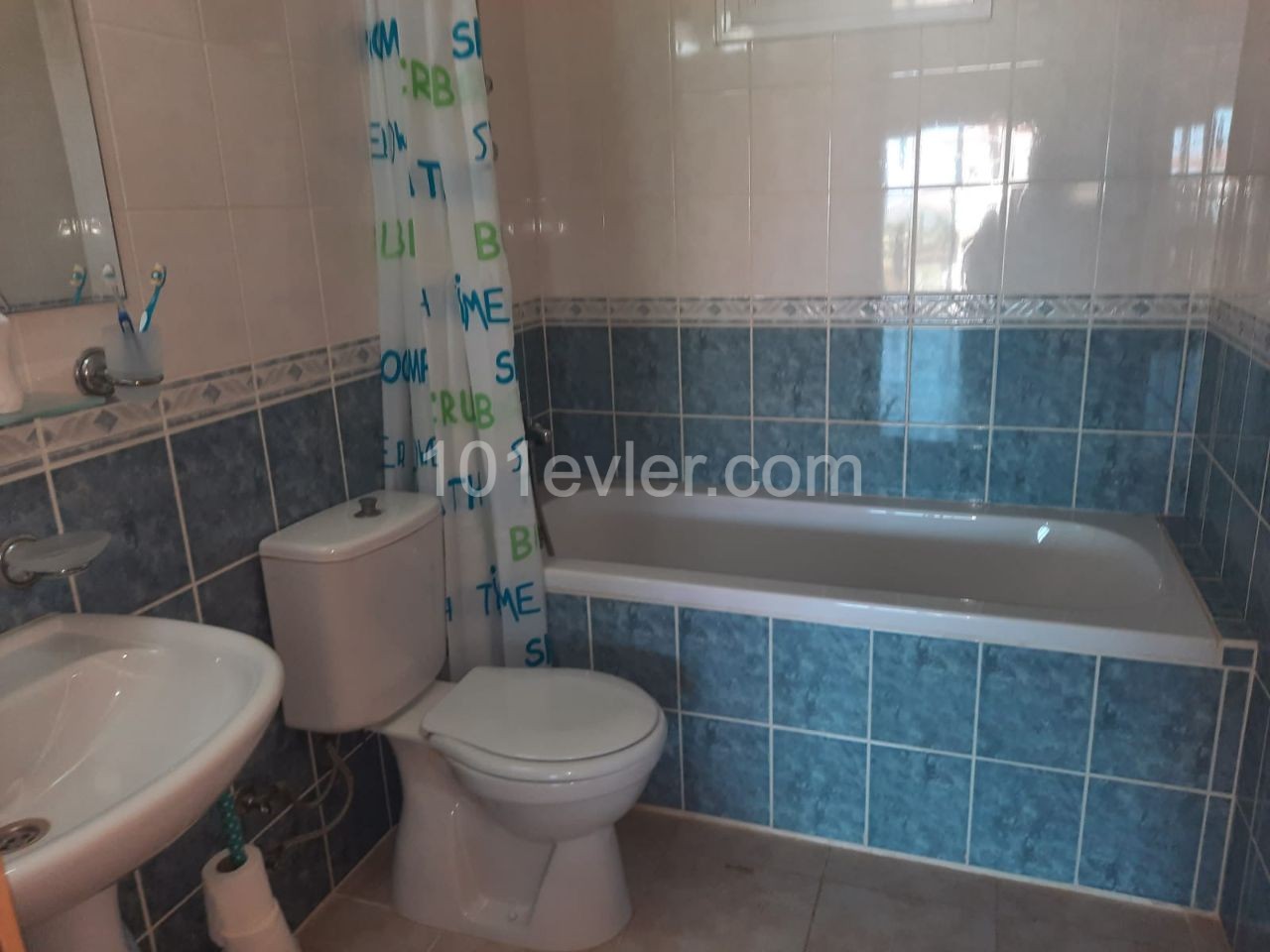  2 + 1 APARTMENT WITH SHARED POOL FOR SHORT TERM RENT - HILLTOP - BOGAZ - GR034s