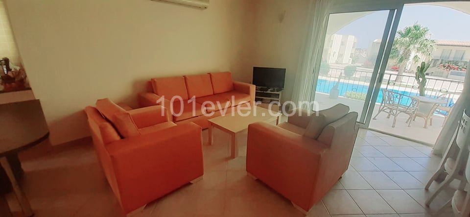  2 + 1 APARTMENT FOR SHORT TERM RENTAL IN THIS POPULAR LOCATION  OF HILLTOP, BOGAZ