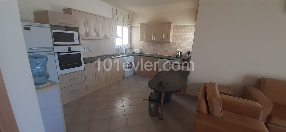  2 + 1 APARTMENT FOR SHORT TERM RENTAL IN THIS POPULAR LOCATION  OF HILLTOP, BOGAZ