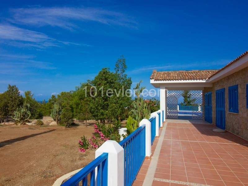 Beautifully Renovated Mediterannean Stone Bungalow - 4 Bedrooms set in 4 Donums of Land + Private Pool + Sea & Mountain Views