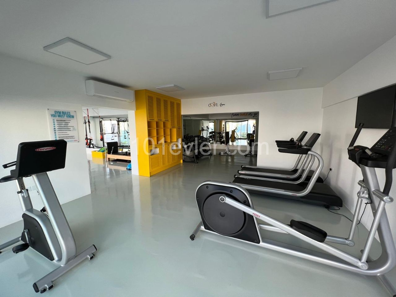 Brand New Luxury 2 + 1 Garden Apartment Front Line to the Sea with Shared Pool and Gym