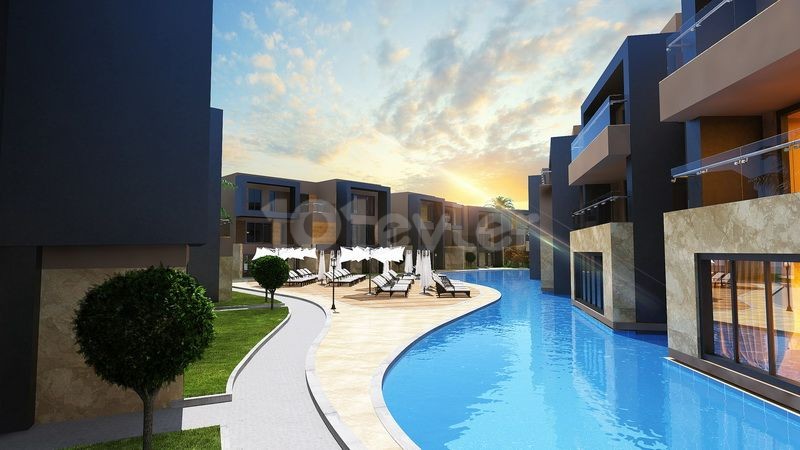 Luxury 3 +1 apartments in the Caravanserai Area + 2 Shared Swimming Pools + Seaside + ** 