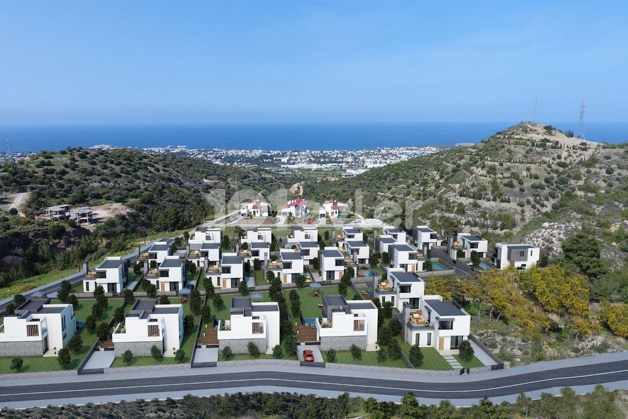 Brand New Luxury 4 Bedroom Villas With Private Pool Set In The Amazing Foothills of St Hillarion Castle In Karmi Area