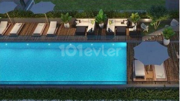 Luxuriöse Anlage mitten im Herzen von Kyrenia – Studios-Apartments, 1, 2 und 3 Schlafzimmer PLUS Apartments im Loft-Stil + Fitnesscenter, Hamam, Pool auf der Dachterrasse.