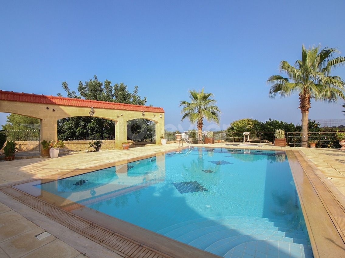 Unique Luxury 5 Bedroom Villa with Private Pool - Panoramic Sea, and Mountain Views. Sitting on a 1 Donum Plot in the Beautiful Village of Catalkoy + Self Sufficient  Eco Property