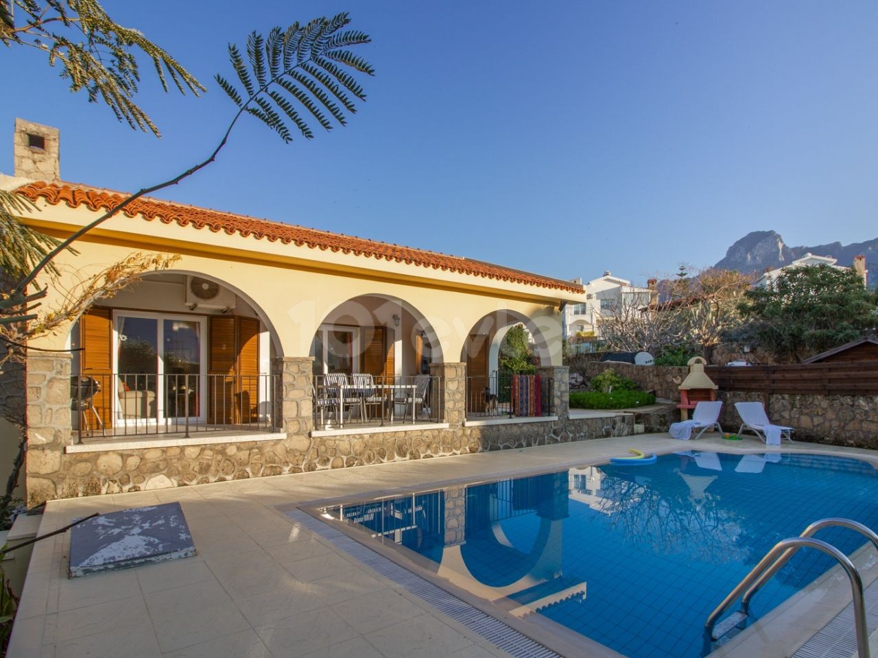 Rare Opportunity to Purchase This Well Presented 3 Bedroom Bungalow  with Private Pool - Set in 1 Donum of Land in this Popular Cypriot Village of Catalkoy