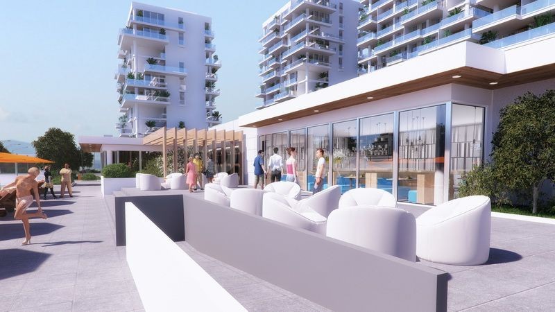 Modernes Studio-Apartment + 200 m zum Meer + Spa, Massage + Außen- und Innenpools + Investitionsmöglichkeit