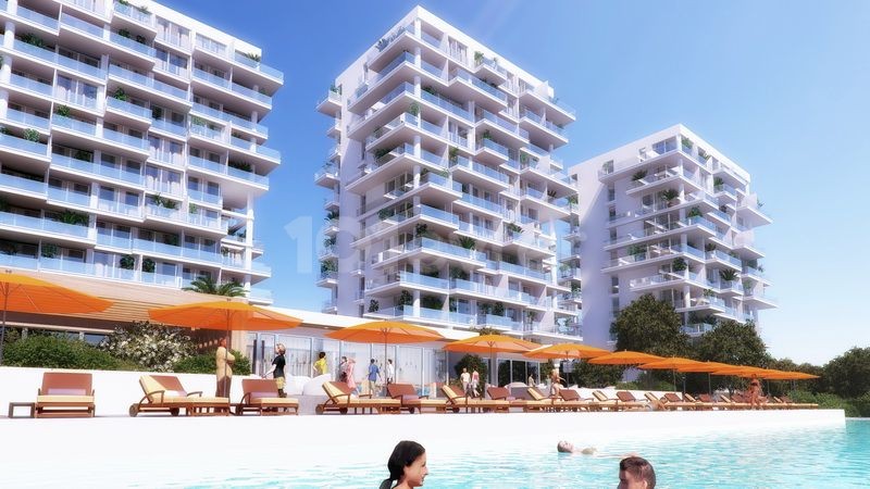 Modernes Studio-Apartment + 200 m zum Meer + Spa, Massage + Außen- und Innenpools + Investitionsmöglichkeit