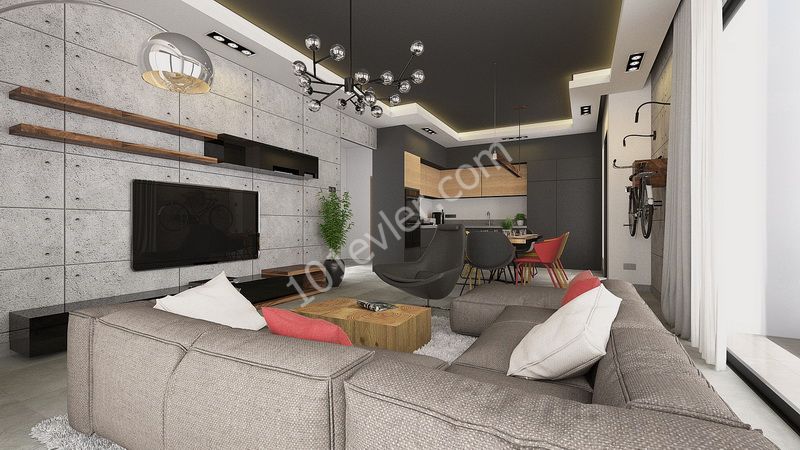 Girne'de £125,000’den başlayan 2+1 ve 3+1 yatak odalı+ merkezi konum+ off plan Satılık daire