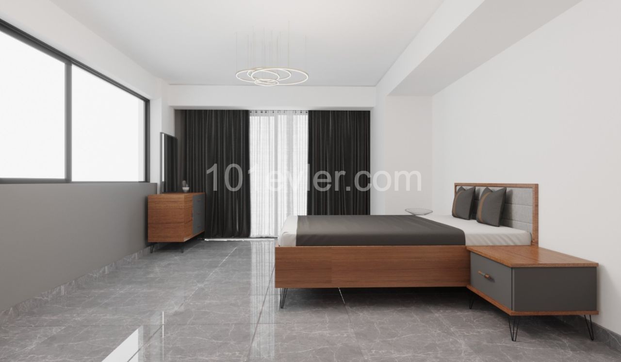 MAĞUSA MERKEZDE 1+1 PENTHOUSE DAİRE.