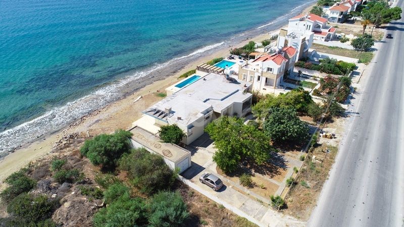 PRE 74 TURKISH TITLE DEED, ON THE BEACH WITH A PRIVATE POOL, 3 BEDROOM BUNGALOW IN BOGAZ