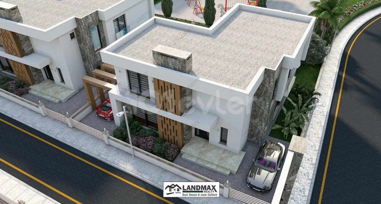 Luxury detached villas 3+1 240 m2 for Sale with private swimming pool