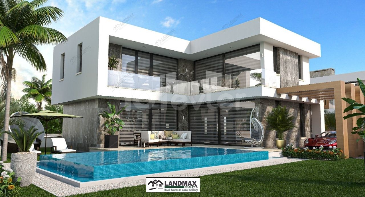 Luxury detached villas 3+1 240 m2 for Sale with private swimming pool