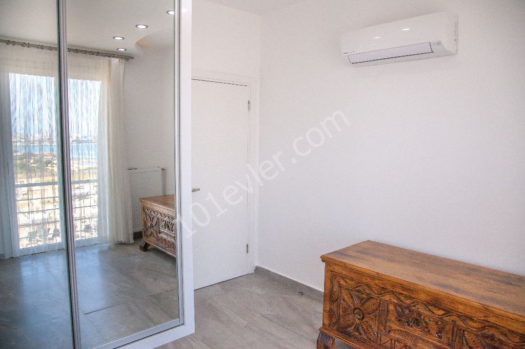 Ultraluxury 3+1 Penthouse Sea House Rezidans For Rent in Famagusta