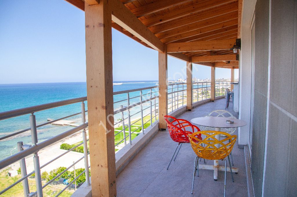 Ultraluxury 3+1 Penthouse Sea House Rezidans For Rent in Famagusta