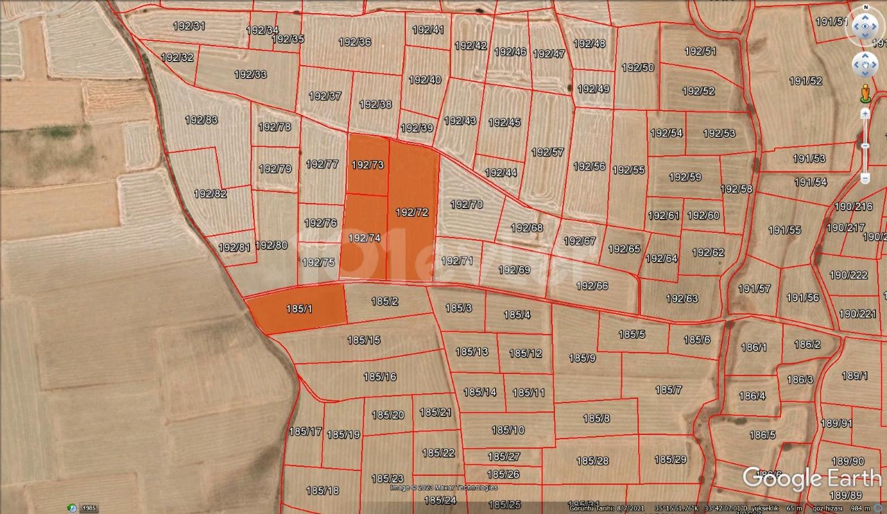 Residential Zoned Plot For Sale in Geçitkale, Famagusta