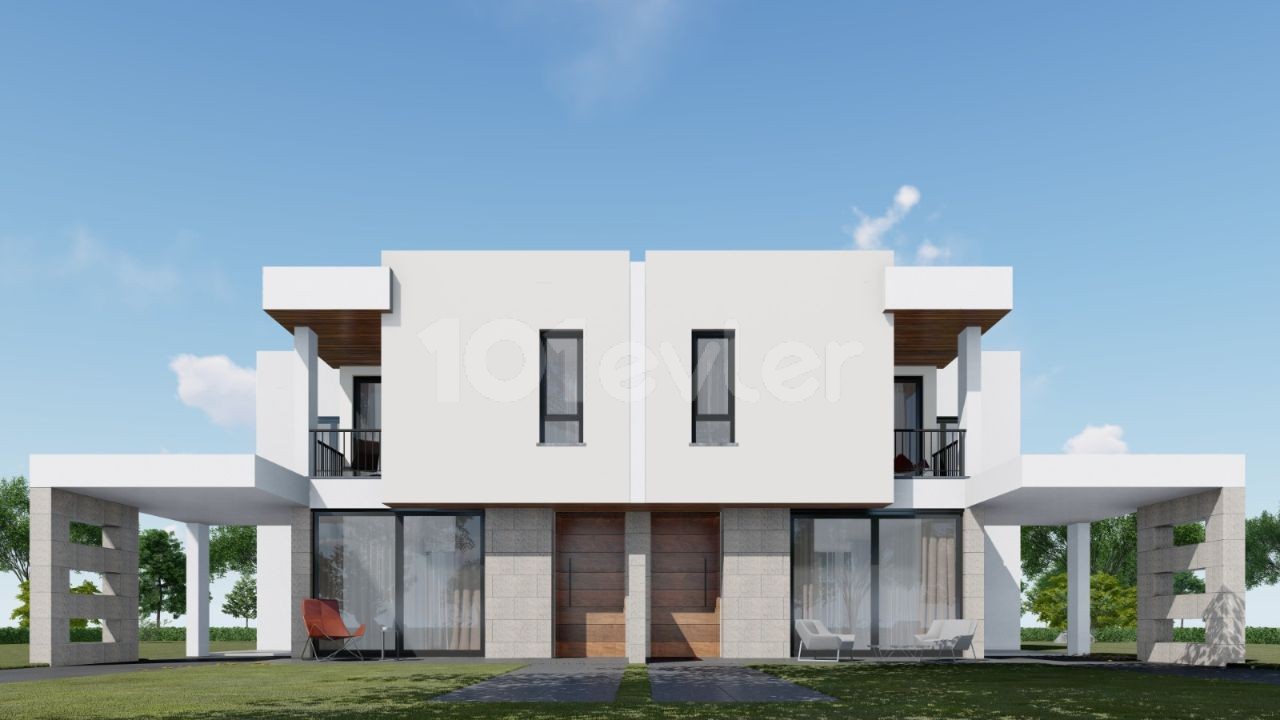 TWIN VILLAS FOR SALE IN MODERN ARCHITECTURE 