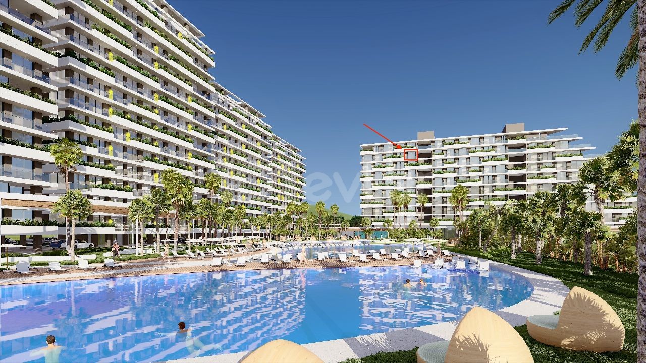 Grand Sapphire 4. Etapta Satılık Deniz Manzaralı Studio Daire