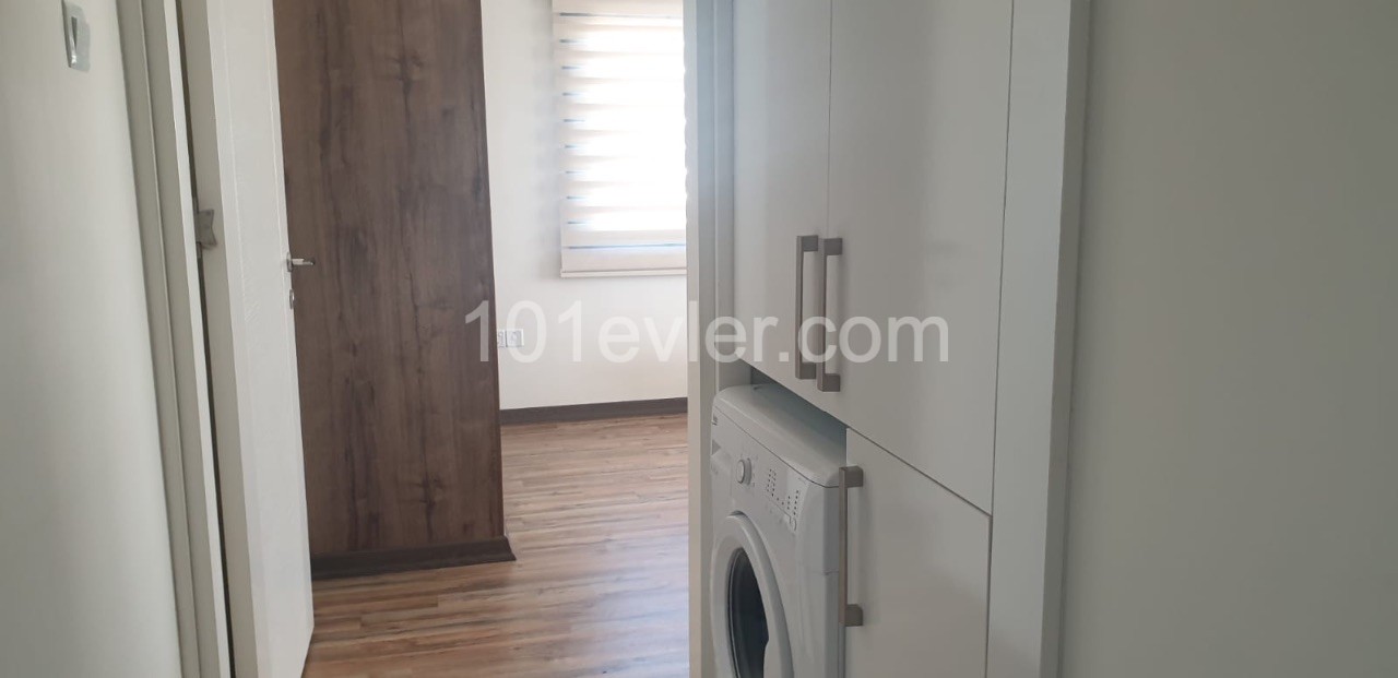 2+1 fully furnished double bathroom apartment with barbecue in Gönyeli