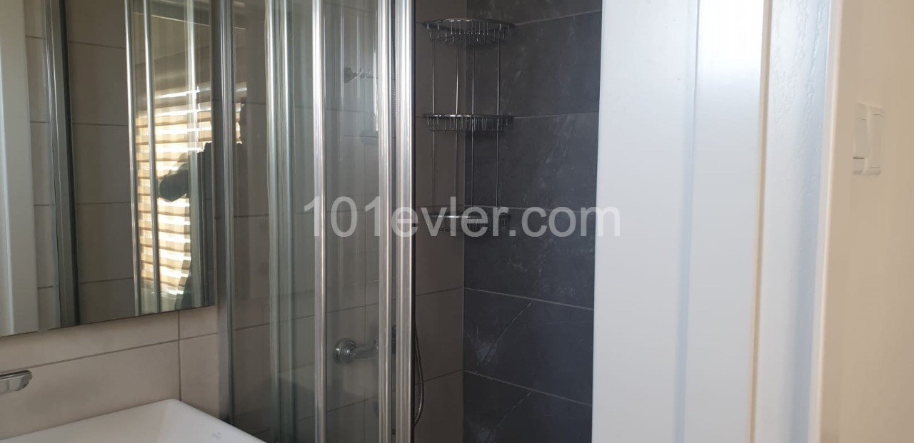 2+1 fully furnished double bathroom apartment with barbecue in Gönyeli