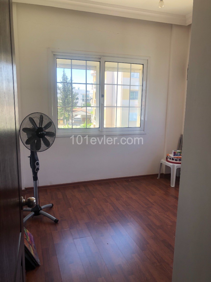 3 + 1 furnished apartment with fireplace for sale in Metehan district ** 